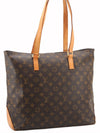 Authentic Louis Vuitton Monogram Cabas Mezzo Shoulder Tote Bag M51151 LV 1428F