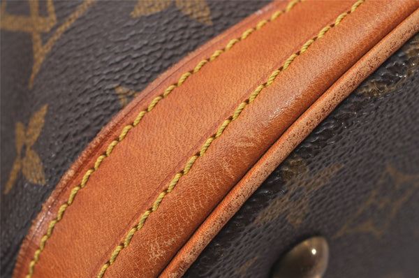 Authentic Louis Vuitton Monogram Bucket PM Shoulder Tote Bag M42238 Junk 1428I