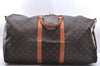 Auth Louis Vuitton Monogram Keepall Bandouliere 55 Boston Bag M41414 LV 1429E