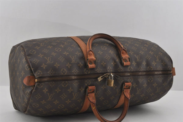 Authentic Louis Vuitton Monogram Keepall 50 Travel Boston Bag M41426 LV 1429I