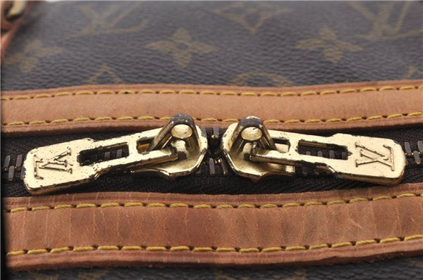 Authentic Louis Vuitton Monogram Sac Souple 45 Hand Boston Bag M41624 LV 1430E