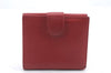 Authentic GUCCI Interlocking G Bifold Wallet Leather 615525 Red 1431D