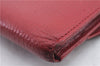 Authentic GUCCI Interlocking G Bifold Wallet Leather 615525 Red 1431D