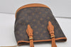 Authentic Louis Vuitton Monogram Bucket PM Shoulder Tote Bag M42238 Junk 1431I