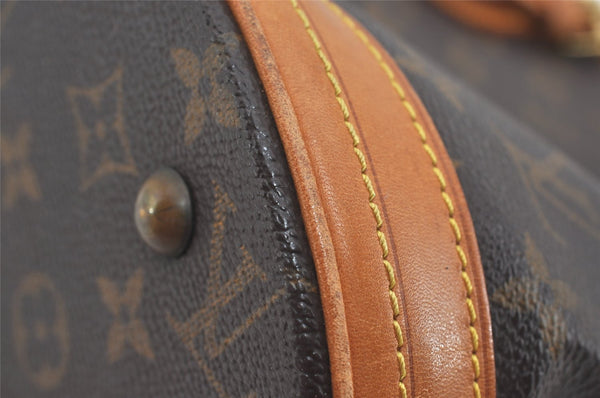 Authentic Louis Vuitton Monogram Bucket PM Shoulder Tote Bag M42238 Junk 1431I