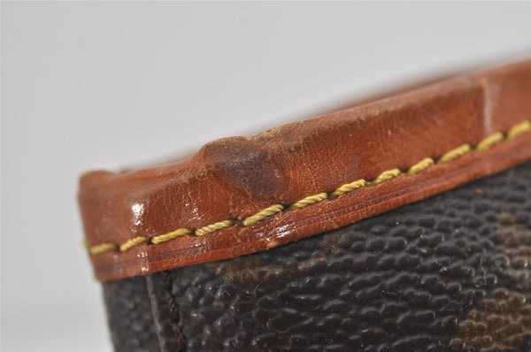 Authentic Louis Vuitton Monogram Bucket PM Shoulder Tote Bag M42238 Junk 1431I