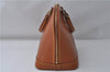 Authentic Louis Vuitton Epi Alma PM Hand Bag Brown M52148 LV 1432F