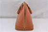 Authentic Louis Vuitton Epi Alma PM Hand Bag Brown M52148 LV 1432F