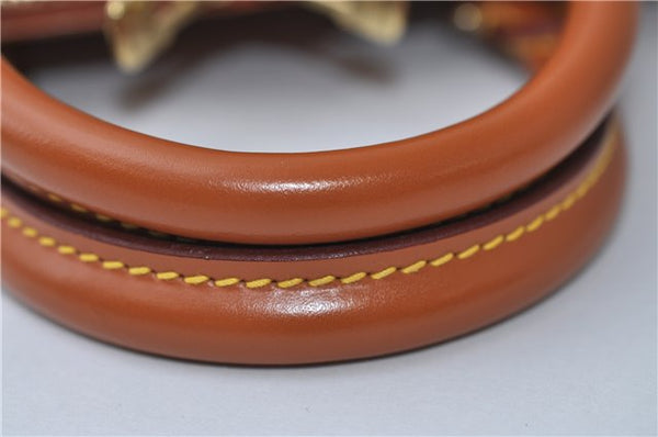 Authentic Louis Vuitton Epi Alma PM Hand Bag Brown M52148 LV 1432F