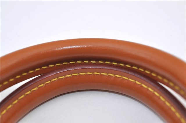 Authentic Louis Vuitton Epi Alma PM Hand Bag Brown M52148 LV 1432F