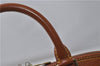 Authentic Louis Vuitton Epi Alma PM Hand Bag Brown M52148 LV 1432F
