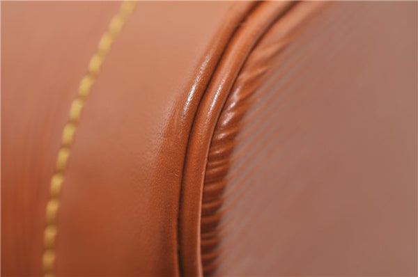 Authentic Louis Vuitton Epi Alma PM Hand Bag Brown M52148 LV 1432F