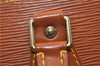Authentic Louis Vuitton Epi Alma PM Hand Bag Brown M52148 LV 1432F