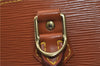 Authentic Louis Vuitton Epi Alma PM Hand Bag Brown M52148 LV 1432F
