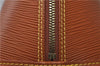 Authentic Louis Vuitton Epi Alma PM Hand Bag Brown M52148 LV 1432F