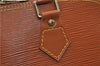 Authentic Louis Vuitton Epi Alma PM Hand Bag Brown M52148 LV 1432F