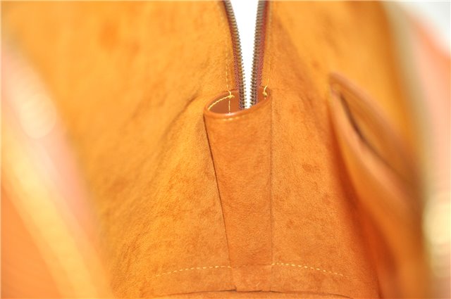 Authentic Louis Vuitton Epi Alma PM Hand Bag Brown M52148 LV 1432F