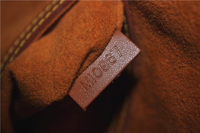 Authentic Louis Vuitton Epi Alma PM Hand Bag Brown M52148 LV 1432F