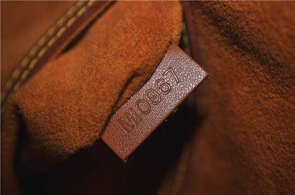 Authentic Louis Vuitton Epi Alma PM Hand Bag Brown M52148 LV 1432F