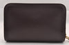 Authentic Louis Vuitton Taiga Baikal Clutch Hand Bag Purple M30186 LV 1432I