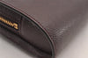 Authentic Louis Vuitton Taiga Baikal Clutch Hand Bag Purple M30186 LV 1432I