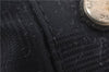 Auth CHANEL New Travel Line Shoulder Hand Bag Purse Nylon Leather Black 1433E