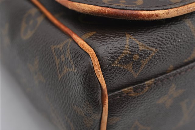 Authentic Louis Vuitton Monogram Abbesses Messenger Bag M45257 Shoulder 1433F