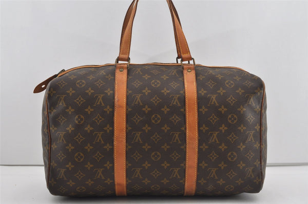 Authentic Louis Vuitton Monogram Sac Souple 45 Hand Boston Bag Old Model 1433I