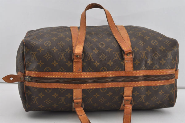 Authentic Louis Vuitton Monogram Sac Souple 45 Hand Boston Bag Old Model 1433I