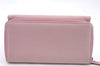 Authentic GUCCI Trifold Long Wallet Purse Leather 347112 Pink 1434D