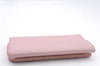 Authentic GUCCI Trifold Long Wallet Purse Leather 347112 Pink 1434D