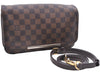 Authentic Louis Vuitton Damier Hoxton PM Shoulder Cross Body Bag N41257 LV 1434E