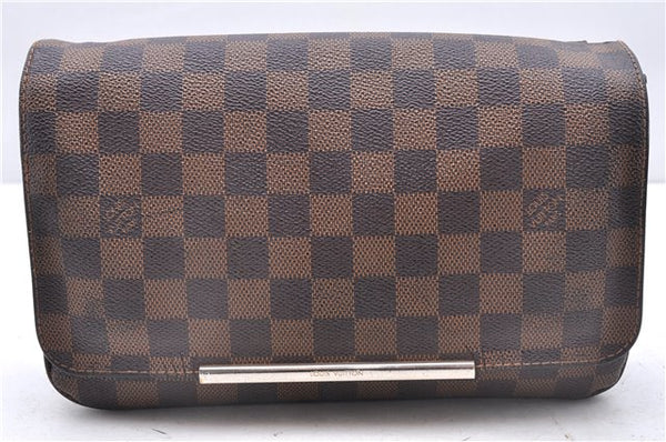 Authentic Louis Vuitton Damier Hoxton PM Shoulder Cross Body Bag N41257 LV 1434E