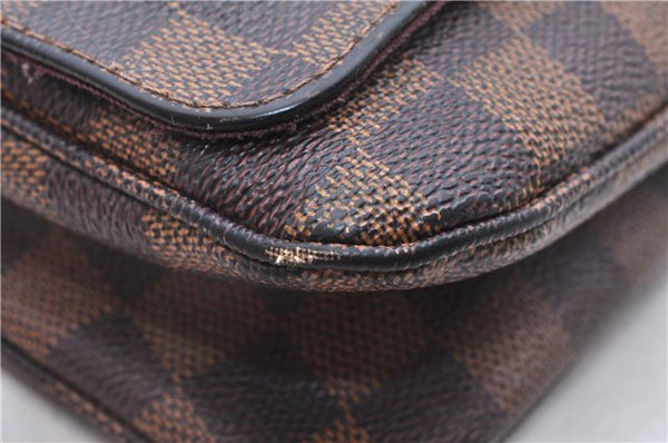 Authentic Louis Vuitton Damier Hoxton PM Shoulder Cross Body Bag N41257 LV 1434E