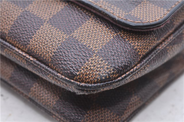 Authentic Louis Vuitton Damier Hoxton PM Shoulder Cross Body Bag N41257 LV 1434E