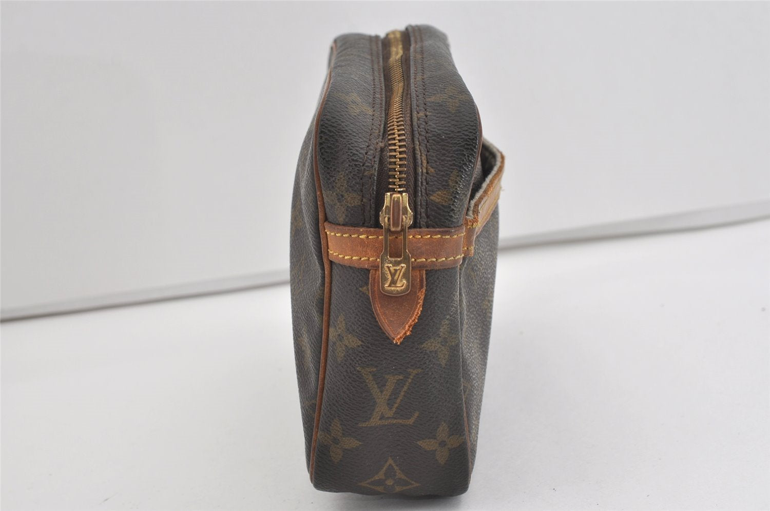 Authentic Louis Vuitton Monogram Compiegne 23 Clutch Hand Bag M51847 LV 1434I