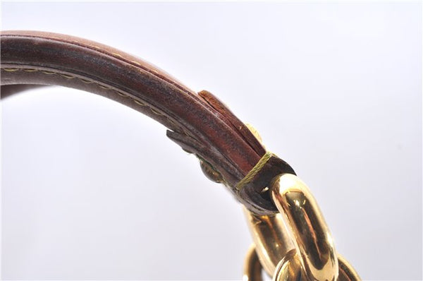 Authentic Louis Vuitton Monogram Multicolor Audra Hand Bag Black M40048 LV 1435E