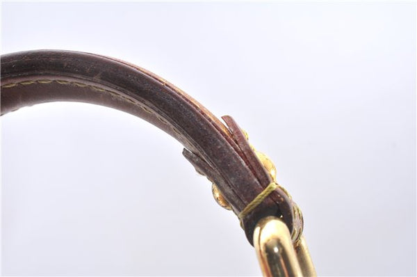 Authentic Louis Vuitton Monogram Multicolor Audra Hand Bag Black M40048 LV 1435E