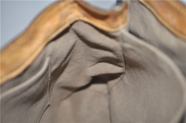 Authentic Louis Vuitton Monogram Multicolor Audra Hand Bag Black M40048 LV 1435E