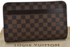 Authentic Louis Vuitton Damier Saint Louis Clutch Hand Bag Purse N51993 LV 1435F