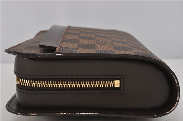 Authentic Louis Vuitton Damier Saint Louis Clutch Hand Bag Purse N51993 LV 1435F