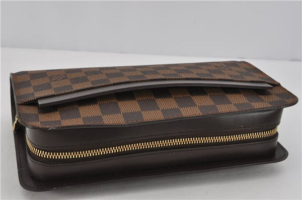 Authentic Louis Vuitton Damier Saint Louis Clutch Hand Bag Purse N51993 LV 1435F