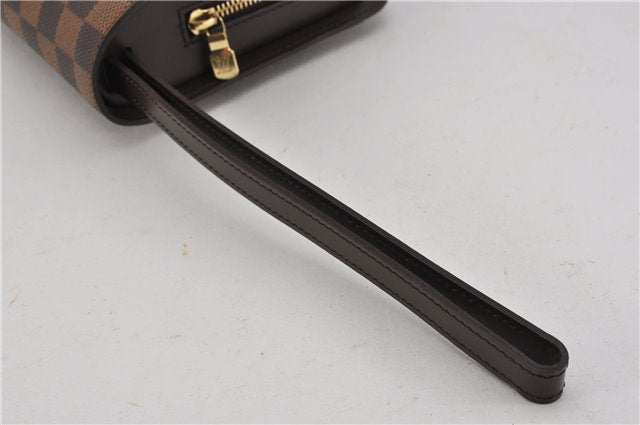 Authentic Louis Vuitton Damier Saint Louis Clutch Hand Bag Purse N51993 LV 1435F