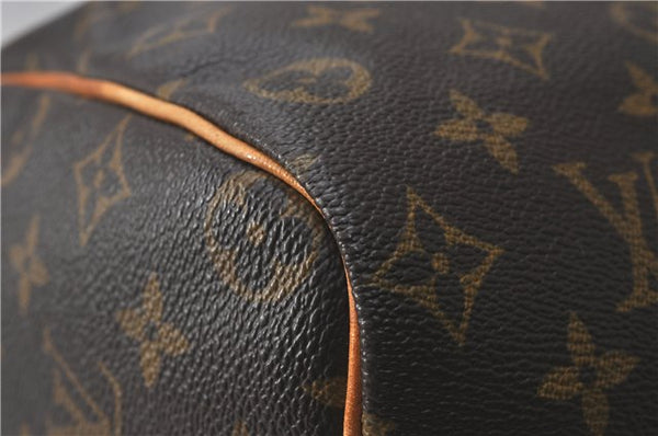 Authentic Louis Vuitton Monogram Speedy 35 Hand Boston Bag M41524 LV 1435G