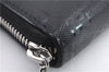 Authentic GUCCI Impreme Long Wallet Purse GG PVC 307982 Black 1436D