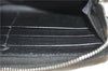Authentic GUCCI Impreme Long Wallet Purse GG PVC 307982 Black 1436D