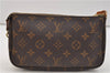 Authentic Louis Vuitton Monogram Pochette Accessoires Pouch M51980 LV 1437E