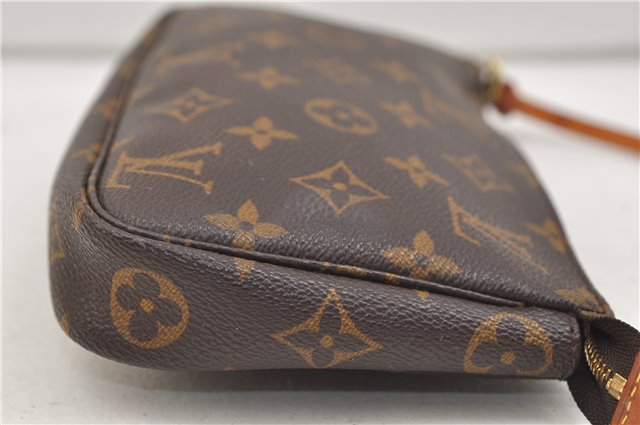 Authentic Louis Vuitton Monogram Pochette Accessoires Pouch M51980 LV 1437E