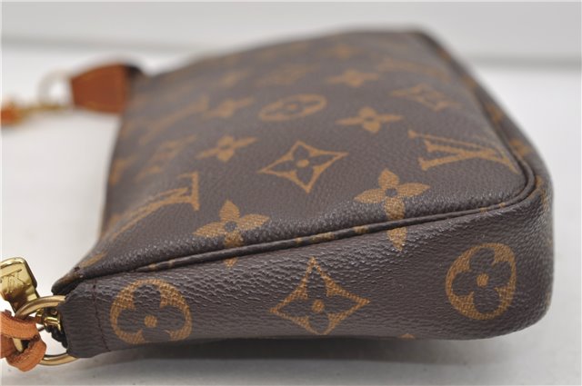 Authentic Louis Vuitton Monogram Pochette Accessoires Pouch M51980 LV 1437E