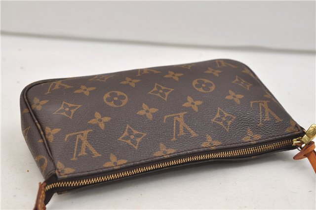 Authentic Louis Vuitton Monogram Pochette Accessoires Pouch M51980 LV 1437E